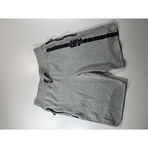 Nike Grey Athletic Shorts  and 'AIR' Print L